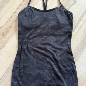 Lululemon Black Camo Tank Top